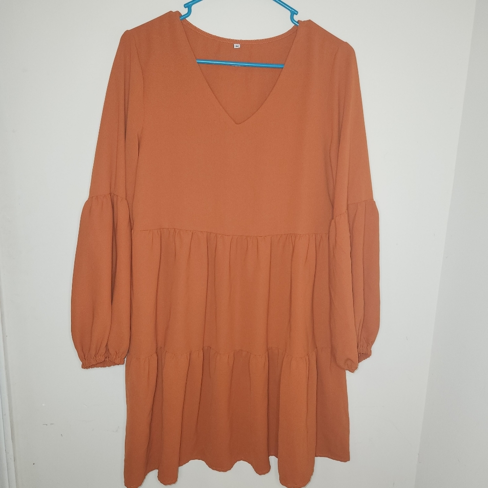 Women's rust dress